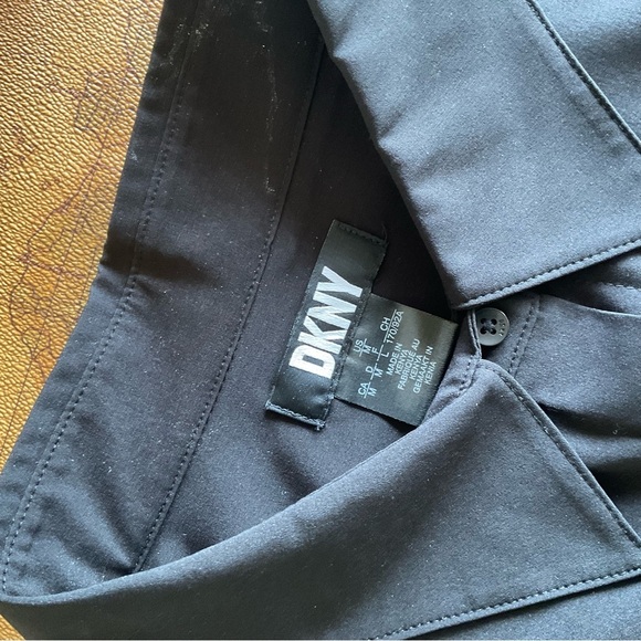 DKNY Women's Black Button Down Shirt - Picture 3 of 7
